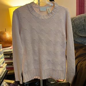 SALE!! DEAL!!! NWOT Vtg Y2K Baby Pink SUPER SOFT Liz Claiborne LizSport Sweater
